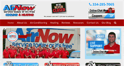 Desktop Screenshot of airnowhvac.com